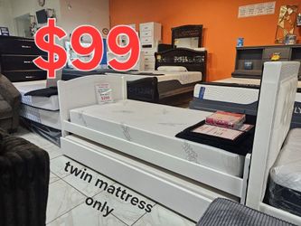 BRAND NEW ONLY ONE LEFT EASY FINANCING AVAILABLE MATTRESS TWIN ONLY NO CREDIT CHECK CREDITO FACIL