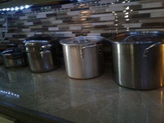 Stainless pots