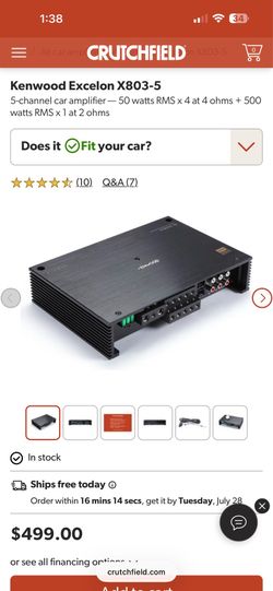 Kenwood Excelon X803-5 Amplifier