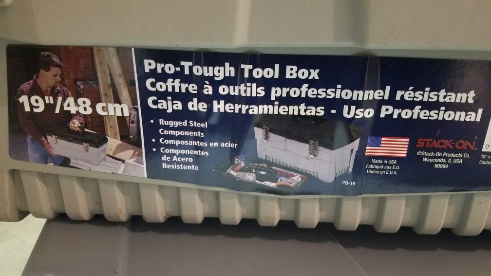 Pro tough 19" tool box