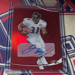 Jamal Lewis /199 Autograph Football Card