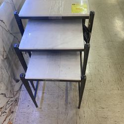 3 Piece Marble Coffee Table Set $199.99
