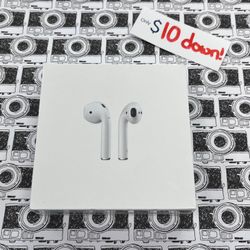 Apple Airpods 2 Bluetooth Earbuds New -PAYMENTS AVAILABLE NO CREDIT NEEDED
