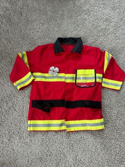 Firefighter Costume - Melissa & Doug Size 3 - 6 Years Old