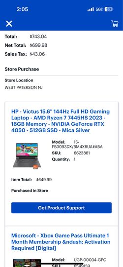 Victus gaming laptop