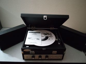 Brand New record player with 60 records