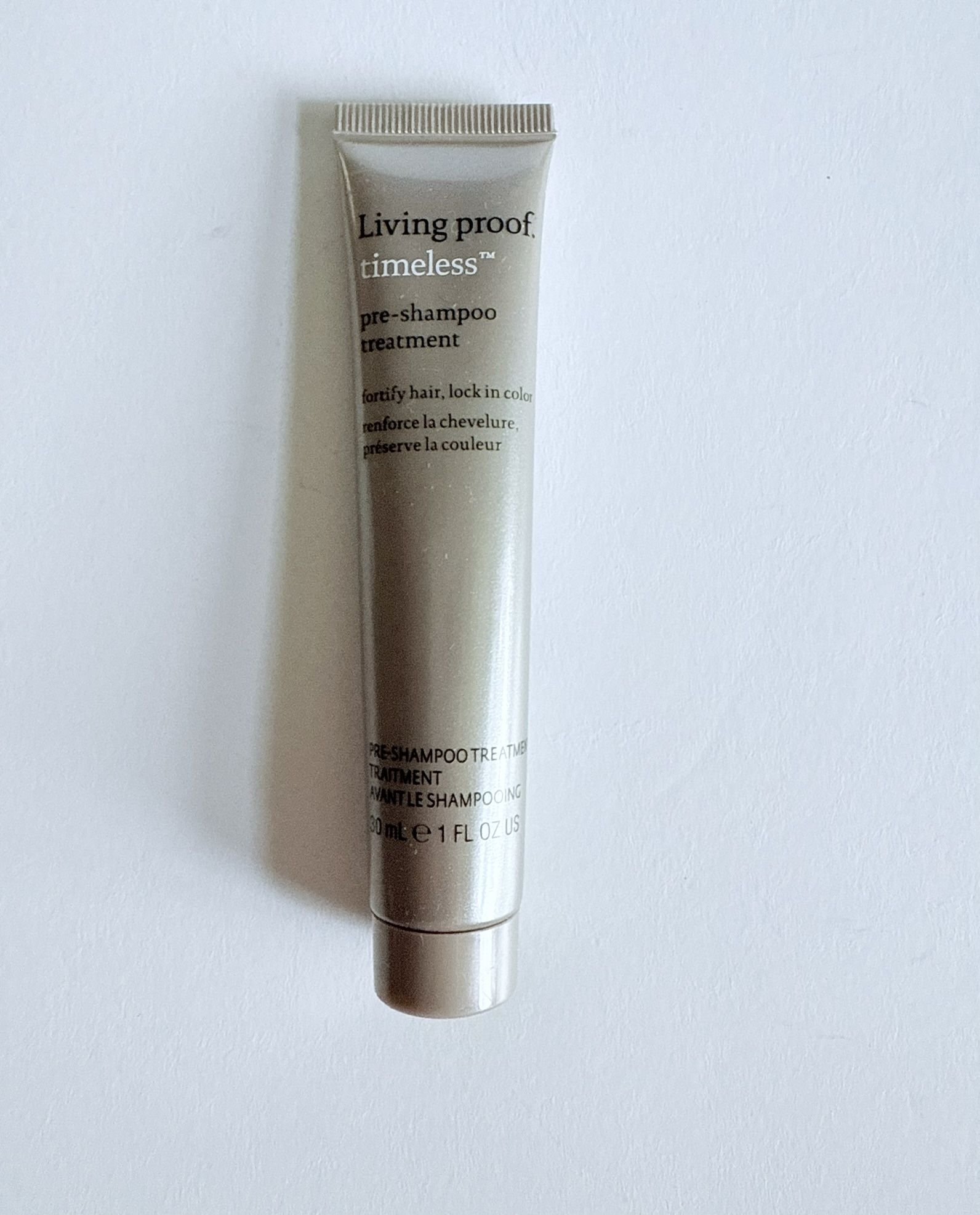 Living Proof Timeless Pre-Shampoo Hair Treatment 1 oz Color Protection Rare New