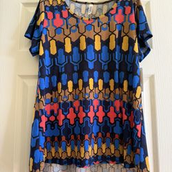 Colorful Top, New With Tags 
