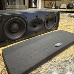 BOSTON CRC Center Channel Speaker Home Theater Black