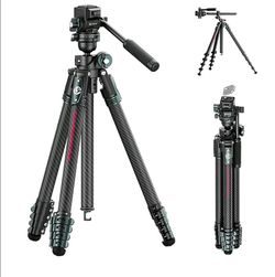NEW Ulanzi JJ06 GlideGo Carbon Fiber Camera Video Tripod w/ Ball Head