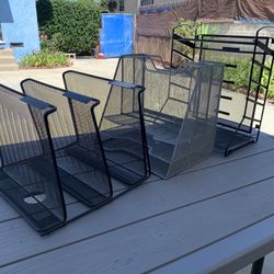 3 - Porta Papeles Para Escritorio Por $10
