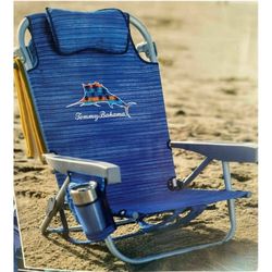 Tommy Bahama Backpack Beach Chair, Aluminum, (Sailfish and Palms)