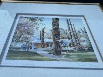 Framed Art Print "Legacy of Thunderbird" by Blaine Jackson – Signed