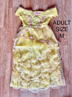 Belle Princess Costume Dress Adult Size M