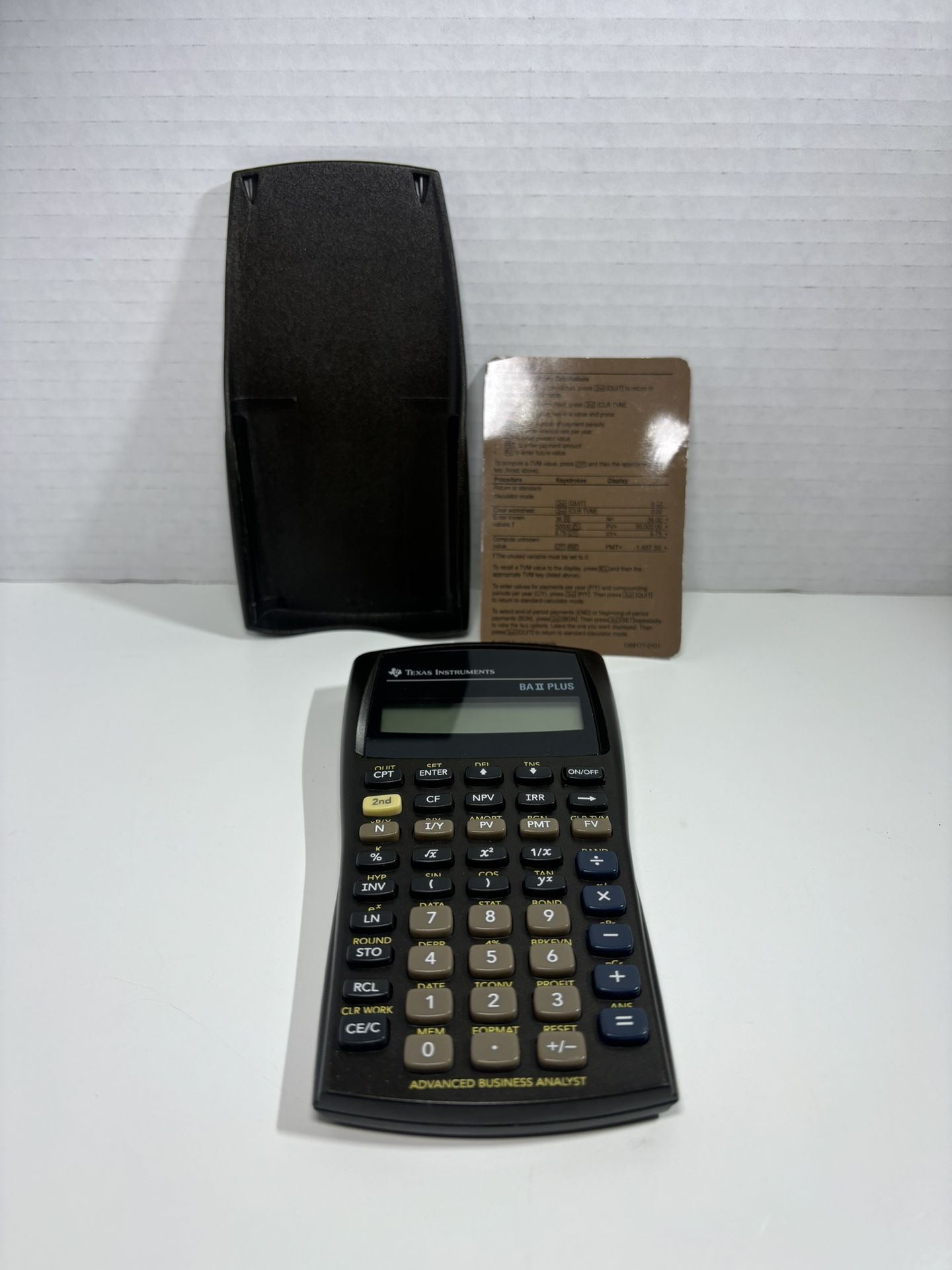 Texas Instruments BA II  Plus Advanced Business Analyst Financial Calculator