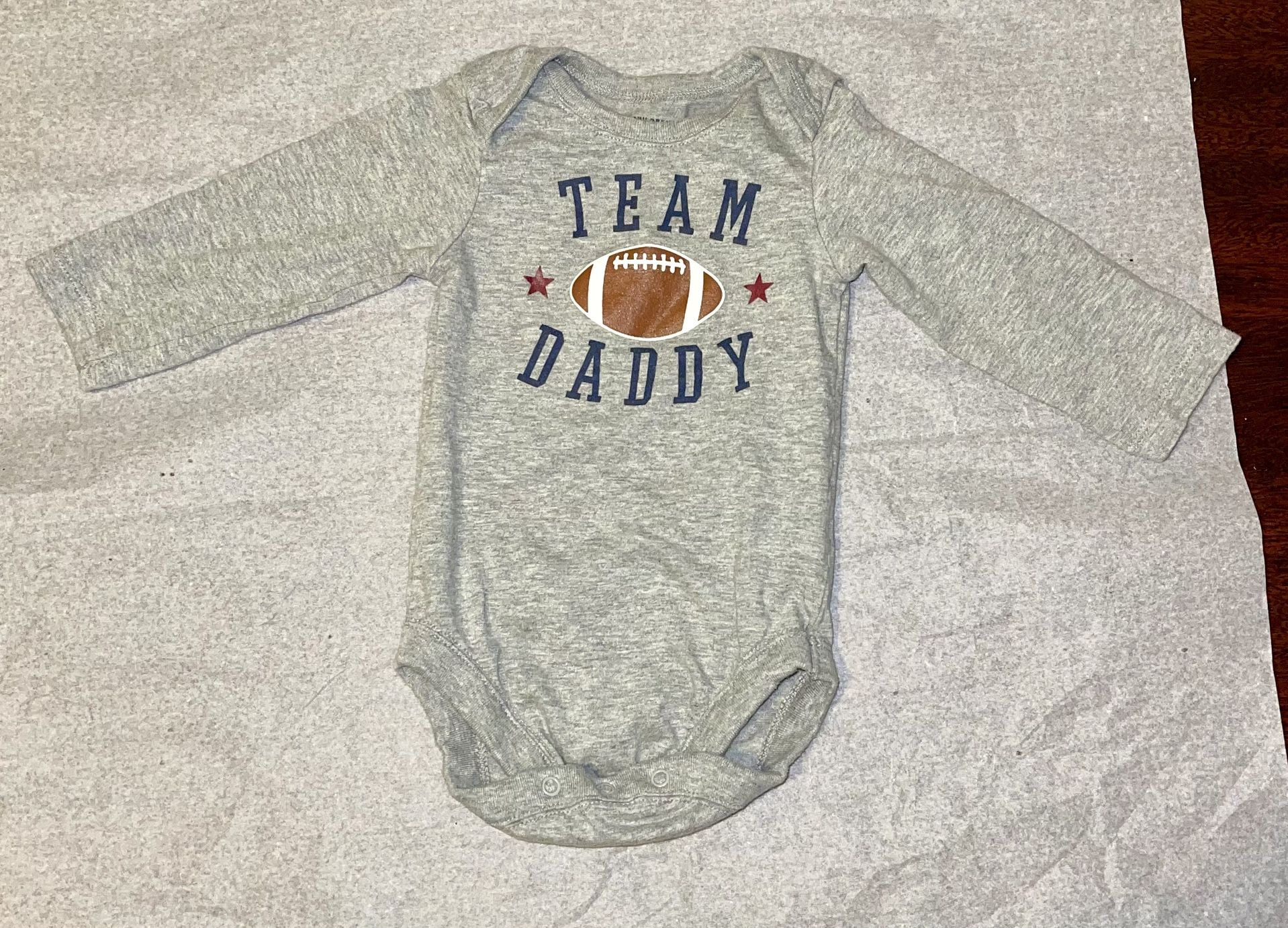 The Children's Place Gray and Brown Onesie