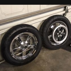 Harley 48 Mags With Rotor And Pulley Has Tires 