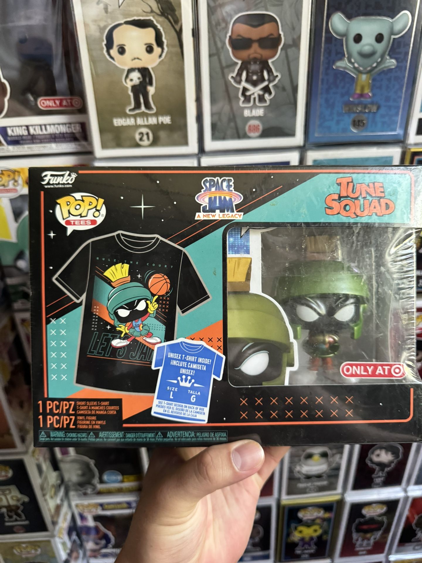 Marvin The Martian Funko With T Shirt