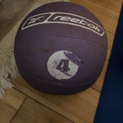 Four Pounds Purple Exercise Weight Ball