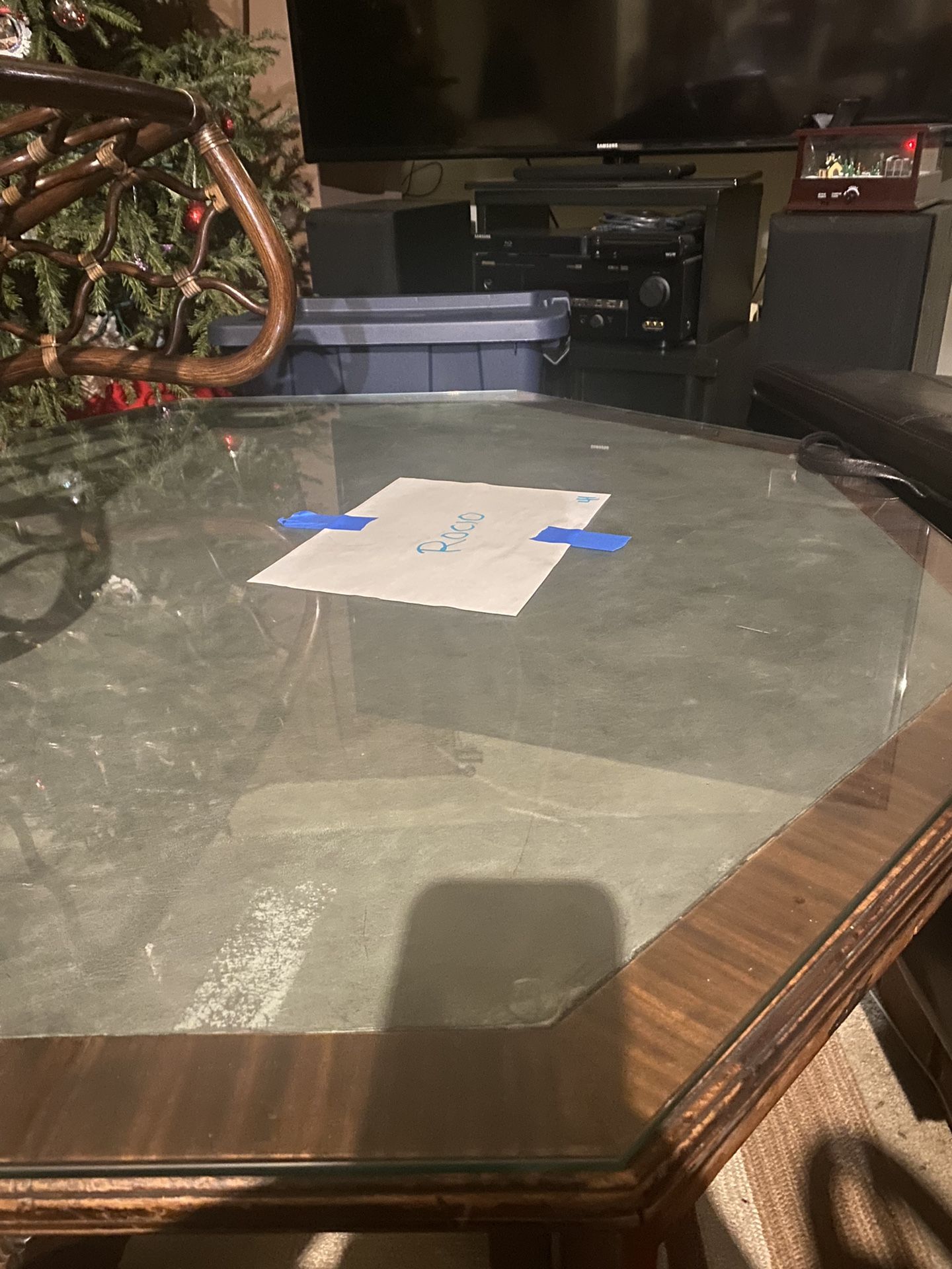 Vintage Octagon Poker Table
