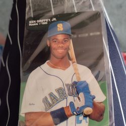 Baseball Ken Griffey Jr. Mother's Cookie Card.  Vintage Factory 6 Cash Porch Pickup Redmond 
