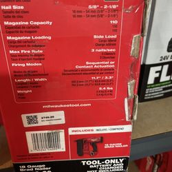Milwaukee 18g Brad Nailer