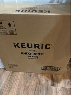 New Sealed In Box Keurig Black K-Express Single Serve Coffee Maker