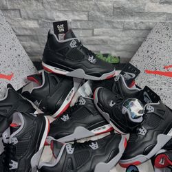 Air Jordan 4 Retro 'Bred Reimagined' GS Pairs 