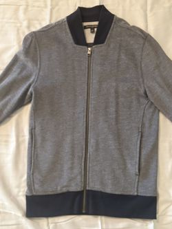 Jacket Grey/navy Blue