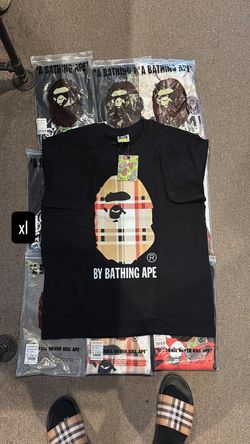 BAPE A Bathing Ape Black Graphic T-Shirt XL