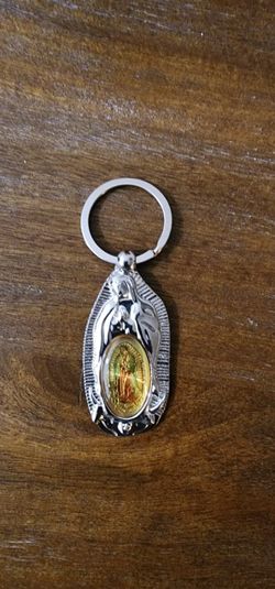 Virgen De Guadalupe Keychain LlaveroChain