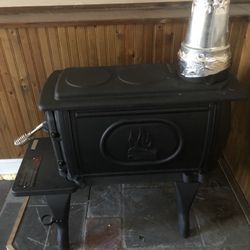 Wood Burning Stove Cast Iron Stove New