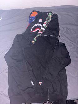 bape double hoodie