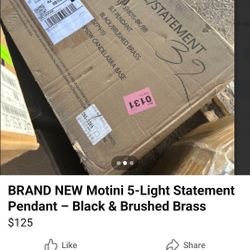 Motini Chandalier 5 Light