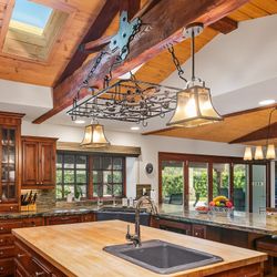 Pot Rack - Sturdy Metal - Kitchen Ceiling Mount