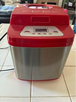 Cook's Essentials 1.5-lb stainless steel breadmaker