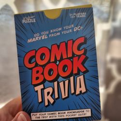 Comic Book Trivia Game (1 Available)