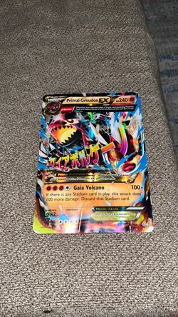 Primal Groudon EX Mega Pokémon Card OVERSIZED