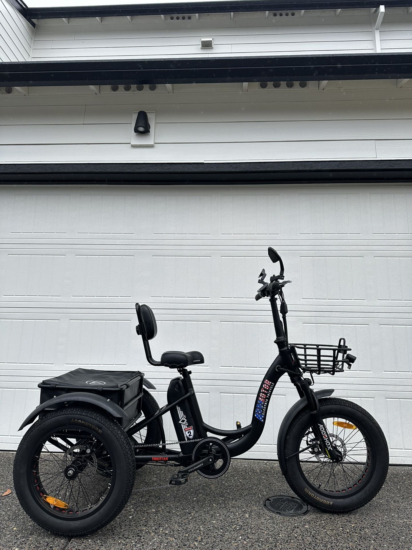 Addmotor Triketan M-330 Electric Trike – Practically New – Only 39 Miles - Senior Tricycle Bike