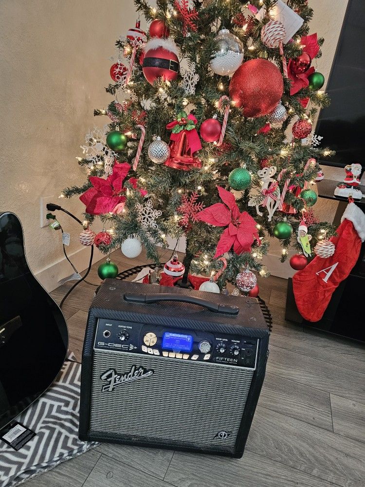 12 string guitar with fender amp