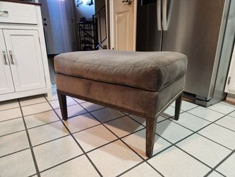 Restoration Hardware Italia Petite Velvet  Ottoman