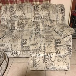 Two piece couch set
