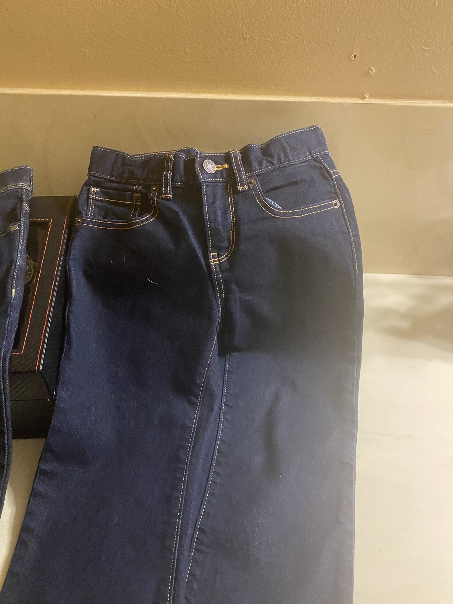 Boys Jeans One Pair Old Navy Size 8 Regular One Pair Tommy Hilfiguresize 7