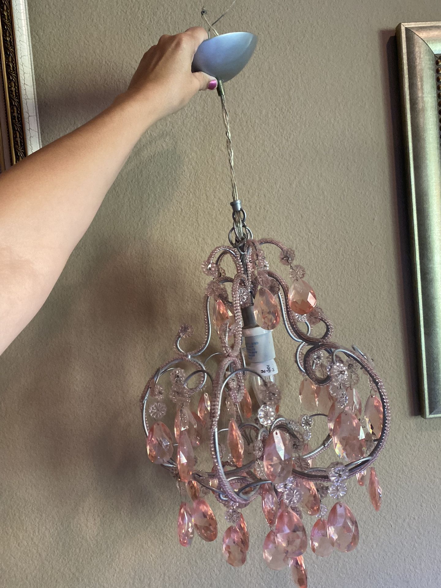 Mini Chandelier Perfect For a Little Princess Room