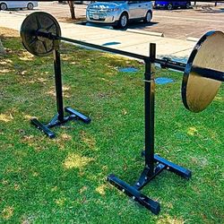 Portable/ Adjustable Squat& Bench Press Rack 