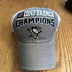Reebok 2008  Pittsburgh Penguins Conference Champions Baseball Hat