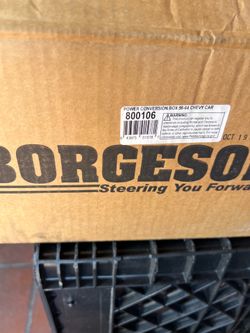 Borgeson power steering conversion kit 58/64 chevrolet