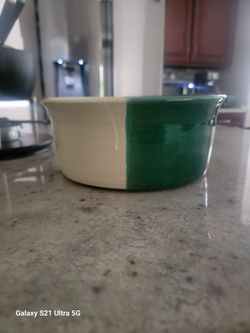 Ceramic bowl , Microwave Safe.  