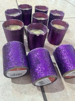 Purple candles