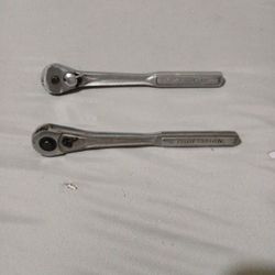 2 Craftsmen 1/2 Inch Drive Ratchets